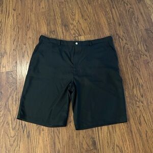Peter Millar Black Flat Front Shorts Classic Design